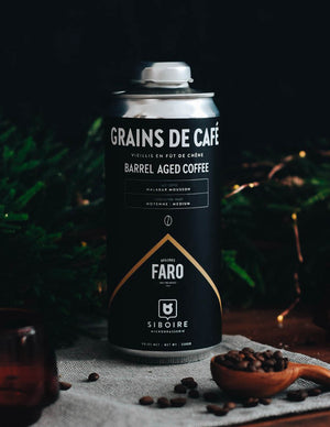 Grains de café vieilli en fût | Siboire × Faro